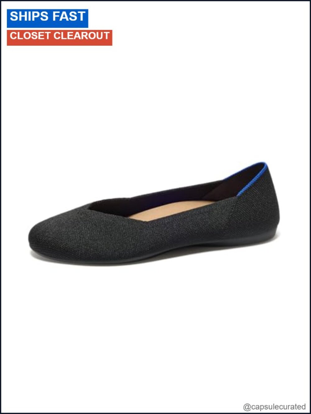 Rothy's The Daily Flat Round-Toe Ballet Flat Knit Recycled Plastic Bottles